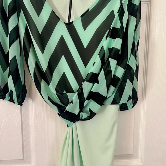 Chevron print “mini” dress - Picture 4 of 6